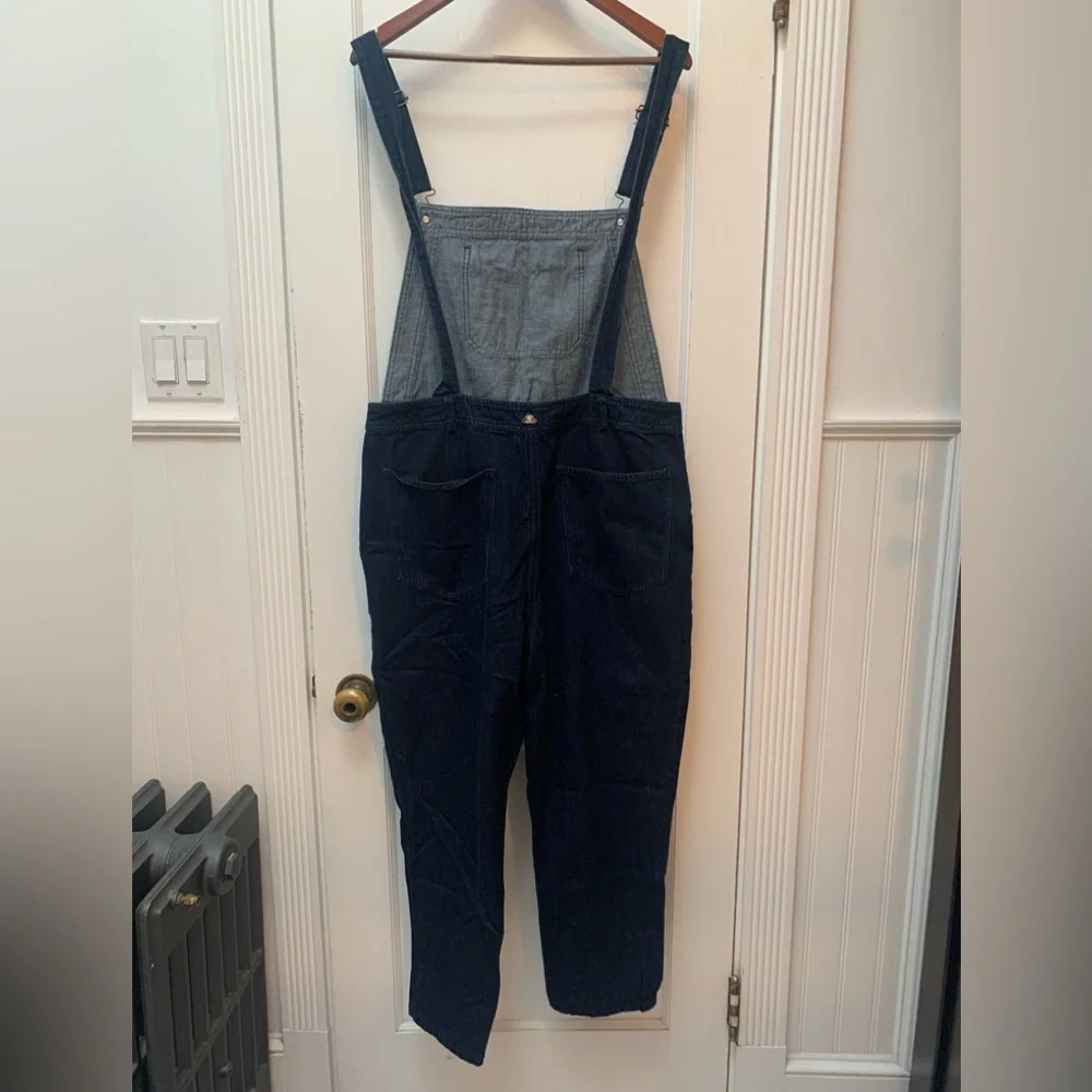 Barbour Foxton Dungaree Denim Women's Overalls - Sz 10 - Picture 3 of 5